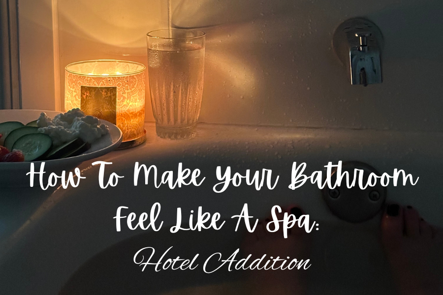 make a spa bath in your hotel